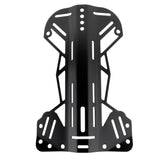 Aluminum Technical Scuba Diving BCD Harness Backplate & Single Tank Adapter