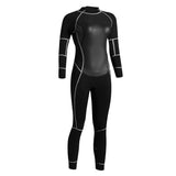 Maxbell Maxbell Women Full Body Wetsuit UPF 50+ Scuba Diving Surf Rash Guard Black  XS