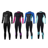 Maxbell Maxbell Women Full Body Wetsuit UPF 50+ Scuba Diving Surf Rash Guard Black  XS