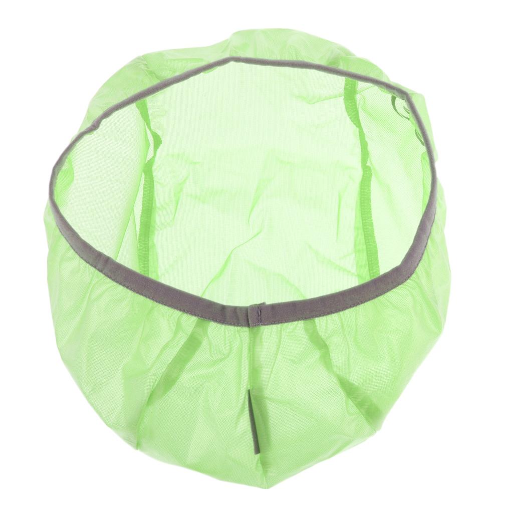 Maxbell Maxbell Waterproof Dustproof Cycling Helmet Cover Cap with Reflector Bar Green