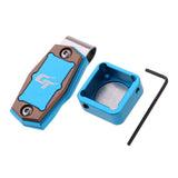 2Pcs Billiard Magnetic Pool Cue Chalk Holder with Belt Clip Accessory