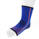 Maxbell Maxbell Ankle Support Brace Guard Compression Sleeve Sock for Basketball Blue