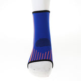 Maxbell Maxbell Ankle Support Brace Guard Compression Sleeve Sock for Basketball Blue