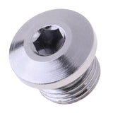 Maxbell 4 Pieces Scuba Diving Regulator High Pressure Port Plug Plug Screw