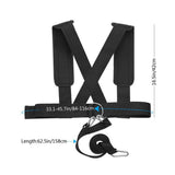 Maxbell Black Sled Harness Resistance Training Tire, Pull Strap Speed Exerciser Belt