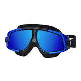 Mens Womens Swimming Goggles Anti Fog Shatterproof UV Protection Blue