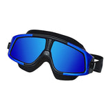 Mens Womens Swimming Goggles Anti Fog Shatterproof UV Protection Blue
