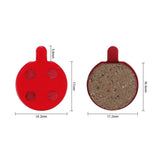 Maxbell 2Pcs Ceramic Bike Disc Brake Pad / Durable BMX Brake Plates for ZOOM DB280 / DB550 / DB450 / DB350 - Aladdin Shoppers