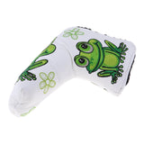 Maxbell Golf Putter Cover with Frog & Clover Pattern Blade Center Putter PU Drivers Head Protector Golf for Golf Lovers - Aladdin Shoppers