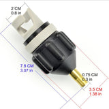 Maxbell 2pcs Inflatable Boat Pump Valve Adapter SUP Paddle Board Kayaking Adaptor