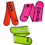 Maxbell 3 Pcs 4Ft Scuba Diving Surface Marker Buoy SMB Underwater Buoy Float Orange