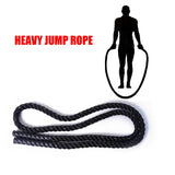 Maxbell 2.8+3m x 2.5cm Heavy Weighted Jump Rope Weighted Jumprope Workout Ropes 2.8M