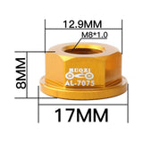 Maxbell 2 Pair Kids Bike Hubs Nut M10 Folding Balance Bike Wheel Hubs Axle Nuts