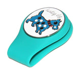 Maxbell 3 Pack Magnetic Golf Hat Clip Golf Ball Marker with Detachable Pattern Plate