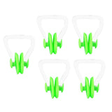 Maxbell 15Pcs Silicone Unisex Swimming Nose Clips Plugs Noseclips for Kids Adults