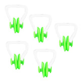 Maxbell 15Pcs Silicone Unisex Swimming Nose Clips Plugs Noseclips for Kids Adults