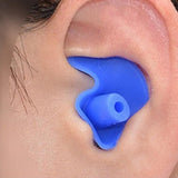 Maxbell Maxbell Swimming Ear Plug Silicone Ears Plugs Hearing Protector with Case Orange