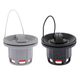 24xRubber Boat Kayak Surfboard Plastic Inflatable Boat Air Valve Plug Gray