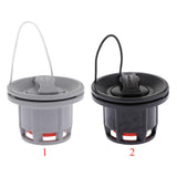 24xRubber Boat Kayak Surfboard Plastic Inflatable Boat Air Valve Plug Gray