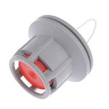 24xRubber Boat Kayak Surfboard Plastic Inflatable Boat Air Valve Plug Gray