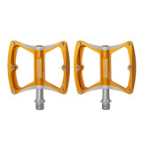 Maxbell Maxbell Aluminium CNC Bike Platform Pedals Road Cycling Bicycle Pedals for MTB BMX Golden