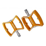 Maxbell Maxbell Aluminium CNC Bike Platform Pedals Road Cycling Bicycle Pedals for MTB BMX Golden