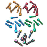 Maxbell 18 Pieces Road Bike Bicycle Disc Brake / Handlebar Stem Screw M5x18