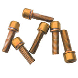 Maxbell 18 Pieces Road Bike Bicycle Disc Brake / Handlebar Stem Screw M5x18