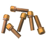 Maxbell 30 Pieces Road Bike Bicycle Disc Brake / Handlebar Stem Screw M5x18