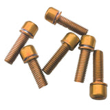 Maxbell 24 Pieces Road Bike Bicycle Disc Brake / Handlebar Stem Screw M5x18