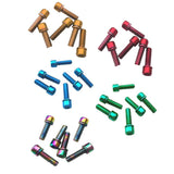 Maxbell 18 Pieces Road Bike Bicycle Disc Brake / Handlebar Stem Screw M5x18