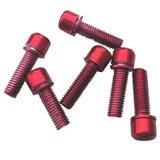 Maxbell 18 Pieces Road Bike Bicycle Disc Brake / Handlebar Stem Screw M5x18