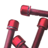 Maxbell 24 Pieces Road Bike Bicycle Disc Brake / Handlebar Stem Screw M5x18