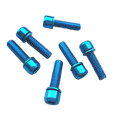 Maxbell 30 Pieces Road Bike Bicycle Disc Brake / Handlebar Stem Screw M5x18