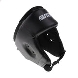 Maxbell Boxing Protective Gear Set Shin Leg Chest Guard Helmet Groin Protector Black