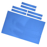 8ft Wool Blend  Billiard Pool Table Cloth Snooker Felt Cushion Green Blue