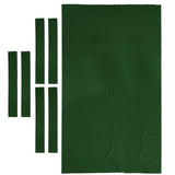 2x Wool Blend  Billiard Pool Table Cloth Snooker Felt Cushion 8ft Green