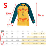 Maxbell Maxbell Kids Boys Surfing Beach Sunsuit Swim Rash Guard Long Sleeve Shirt Tops S