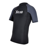 Maxbell Men Surfing Rash Guard Short Sleeve Top Quick Drying T-Shirt Swimwear M