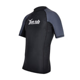 Maxbell Men Surfing Rash Guard Short Sleeve Top Quick Drying T-Shirt Swimwear XXXL