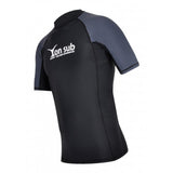 Maxbell Men Surfing Rash Guard Short Sleeve Top Quick Drying T-Shirt Swimwear XXXL