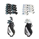 Maxbell Maxbell 4-AW  9pcs Golf Club Head Cover Irons Headcover Protector with Number Black