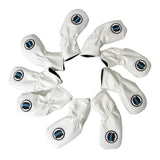 Maxbell 4-AW 9pcs Golf Club Head Cover Irons Headcover with 2pcs Ball Holder Bag