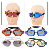 Maxbell Swimming Glasses Anti Fog Underwater Diving Eyes Protection Goggles Red