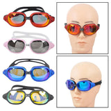 Maxbell Swimming Glasses Anti Fog Underwater Diving Eyes Protection Goggles Red