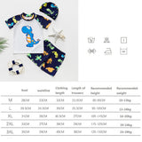 Maxbell Boys Kids Swimwear Rash Guard Swimming Costume with Cap Dinosaur White M