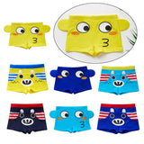 Maxbell Kids Swimsuit Shorts Swimwear Youth Swimming Bath Pants Navy Bear M