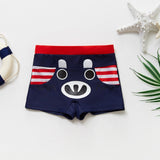 Maxbell Kids Swimsuit Shorts Swimwear Youth Swimming Bath Pants Navy Bear L
