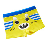 Maxbell Kids Swimsuit Shorts Swimwear Youth Swimming Bath Pants Yellow Bear M