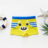 Maxbell Kids Swimsuit Shorts Swimwear Youth Swimming Bath Pants Yellow Bear L